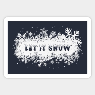 Let it snow Sticker